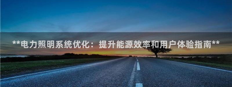 **电力照明系统优化:提升能源效率和用户体验指南**