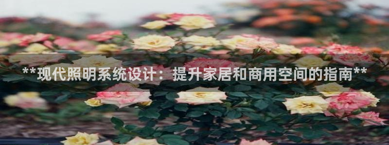 **现代照明系统设计：提升家居和商用空间的指南**