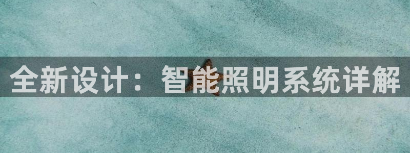 全新设计：智能照明系统详解