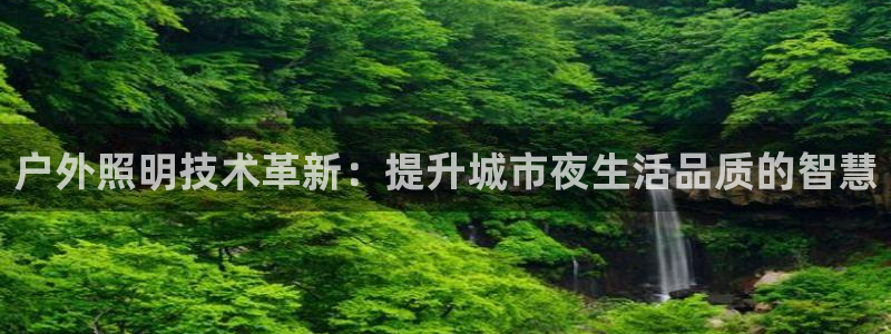 户外照明技术革新：提升城市夜生活品质的智慧