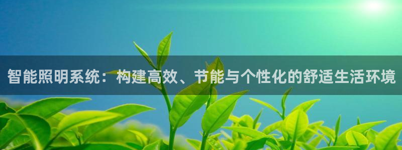 智能照明系统：构建高效、节能与个性化的舒适生活环境