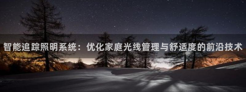 智能追踪照明系统：优化家庭光线管理与舒适度的前沿技术